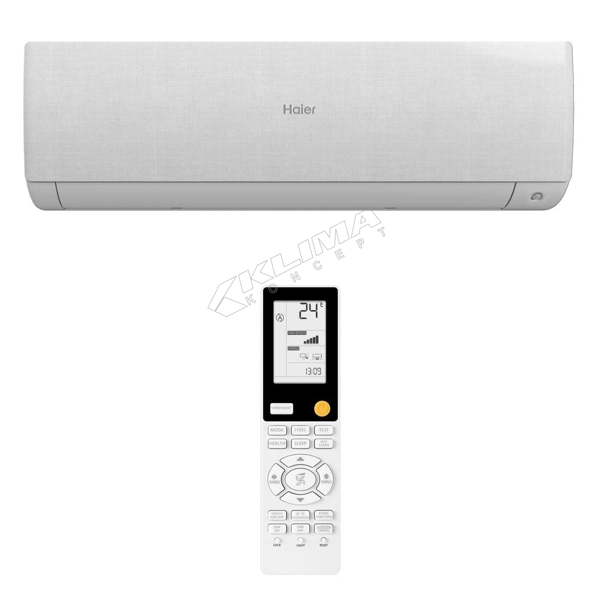 HAIER KLIMA UREĐAJ 3,5kW AS35SBBHRA-MS - SERENE INVERTER - unutarnja mat srebrna zidna jedinica za multi sustav
