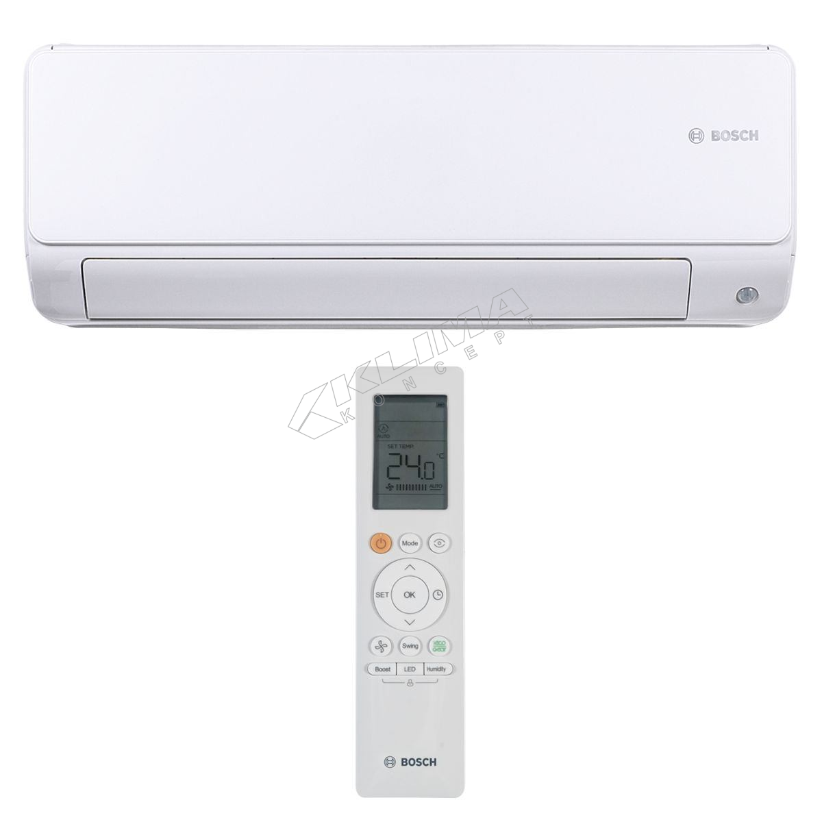 BOSCH KLIMA UREĐAJ 2,6kW CL6001iU W 26 E - CLIMATE 6001I INVERTER - unutarnja sjajna bijela zidna jedinica za multi sustav