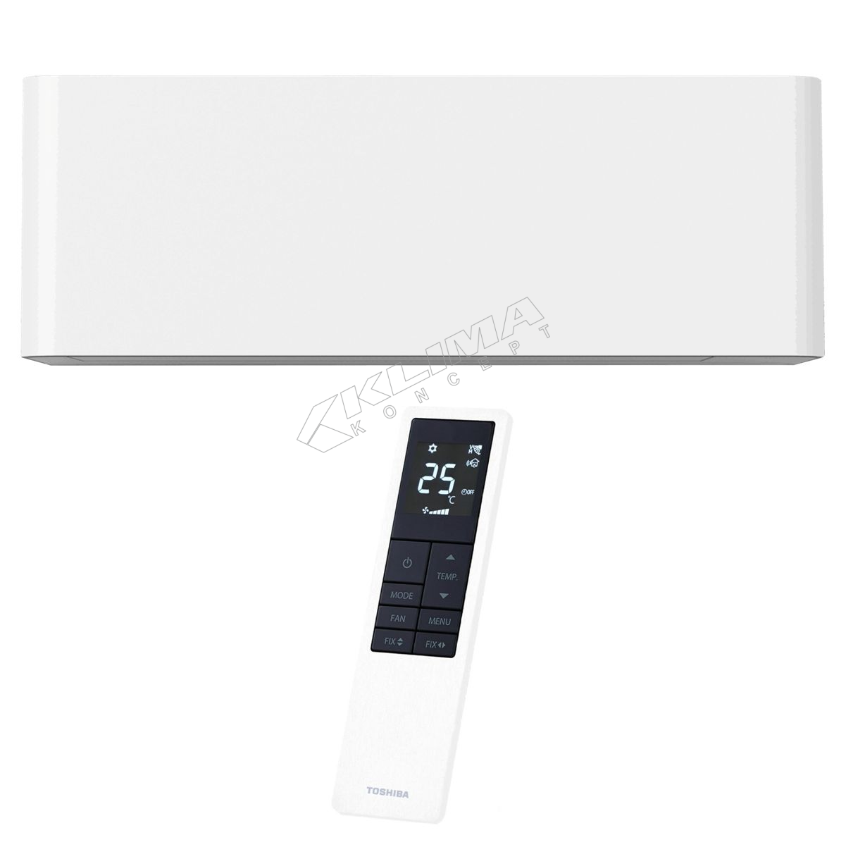 TOSHIBA KLIMA UREĐAJ 2,5kW RAS-B10P2KVSG-E / RAS-10P2AVSG-E - optimiziran za grijanje