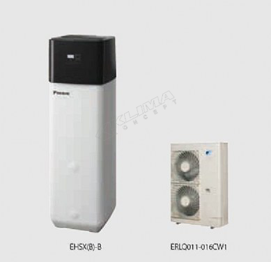 Daikin Altherma R ECH2O › 11-14-16 kW  EHSX(B)-B + ERLQ-CV3/CW1