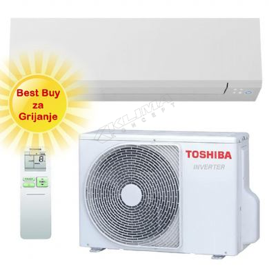 TOSHIBA KLIMA UREĐAJ RAS-B24J2KVSG-E/RAS-24J2AVSG-E - optimiziran za grijanje