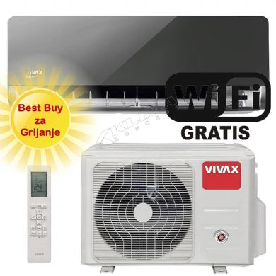 VIVAX KLIMA UREĐAJ ACP-12CH35AEHI+ R32 GRAY MIRROR