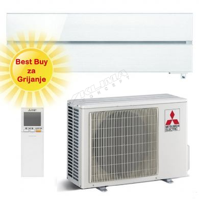 MITSUBISHI ELECTRIC KLIMA UREĐAJ MSZ-LN25VGW/MUZ-LN25VG R-32