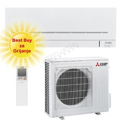 MITSUBISHI ELECTRIC KLIMA UREĐAJ MSZ-AP71VGK/MUZ-AP71VG - optimiziran za grijanje