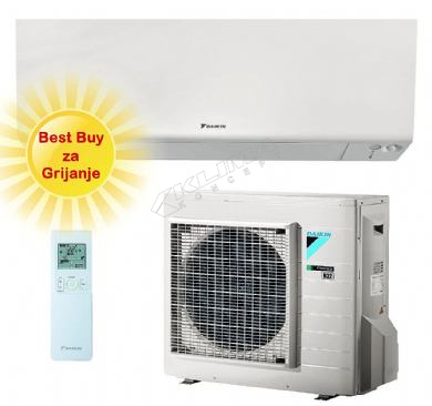 DAIKIN KLIMA UREĐAJ FTXTM30S/RXTM30A - optimiziran za grijanje