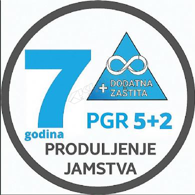 PRODULJENO JAMSTVO BONUS-ZAŠTITA PGR 5+2 - UKUPNO 7 GODINA JAMSTVA ZA UREĐAJE 70,00 DO 250,00€