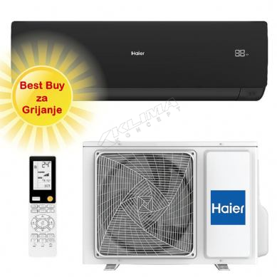 HAIER KLIMA UREĐAJ 2,6kW AS25SBBHRA-MB/1U25DEBFRA-SH - optimiziran za grijanje