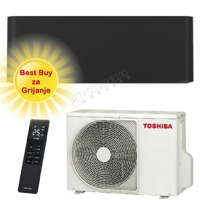 TOSHIBA KLIMA UREĐAJ 2,5kW RAS-B10P2KVSGB-E/RAS-10P2AVSG-E - optimiziran za grijanje