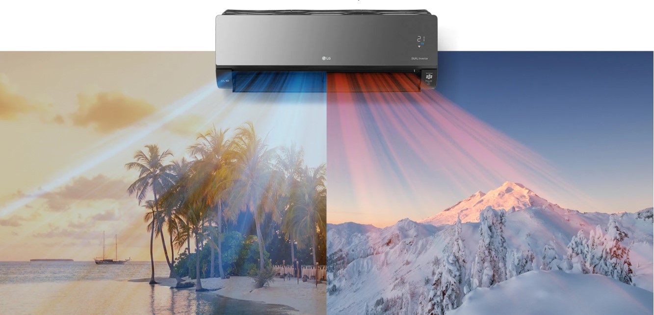 ❄️Ar Condicionado Dual Inverter LG Art Cool 18000Btus Q/F - Ibyte