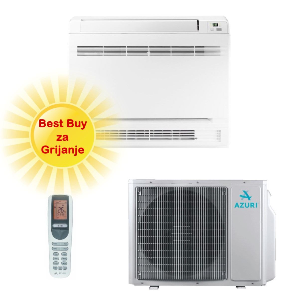 Azuri Klima Uređaj 3,52Kw Azi-Fo35Ve