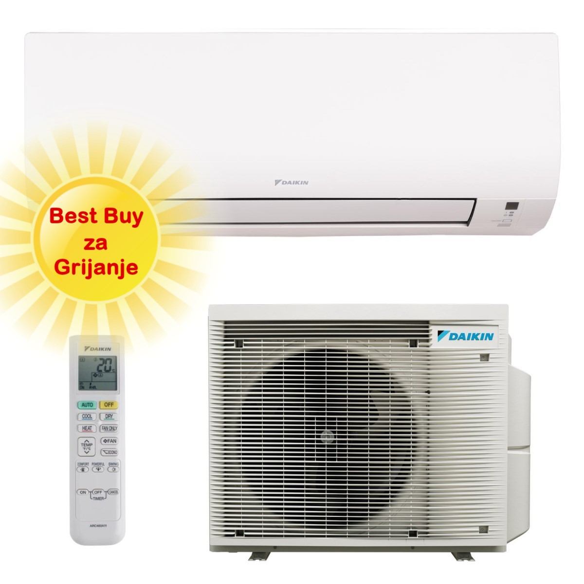 Daikin Klima Uređaj 3,5Kw Ftxp35N/Rxp35N