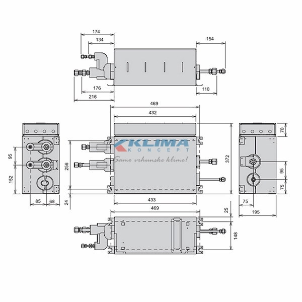 FUJITSU RAZDJELNIK UTP-PY02A SHEMA 1 KLIMA KONCEPT