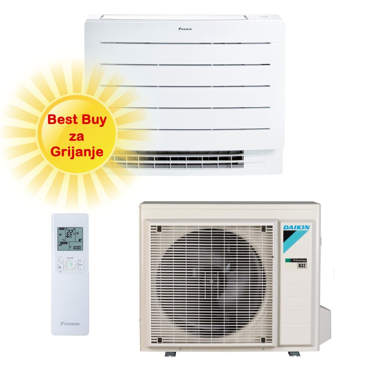Daikin Klima Uređaj 2,4Kw Fvxm25B/Rxm25A R32