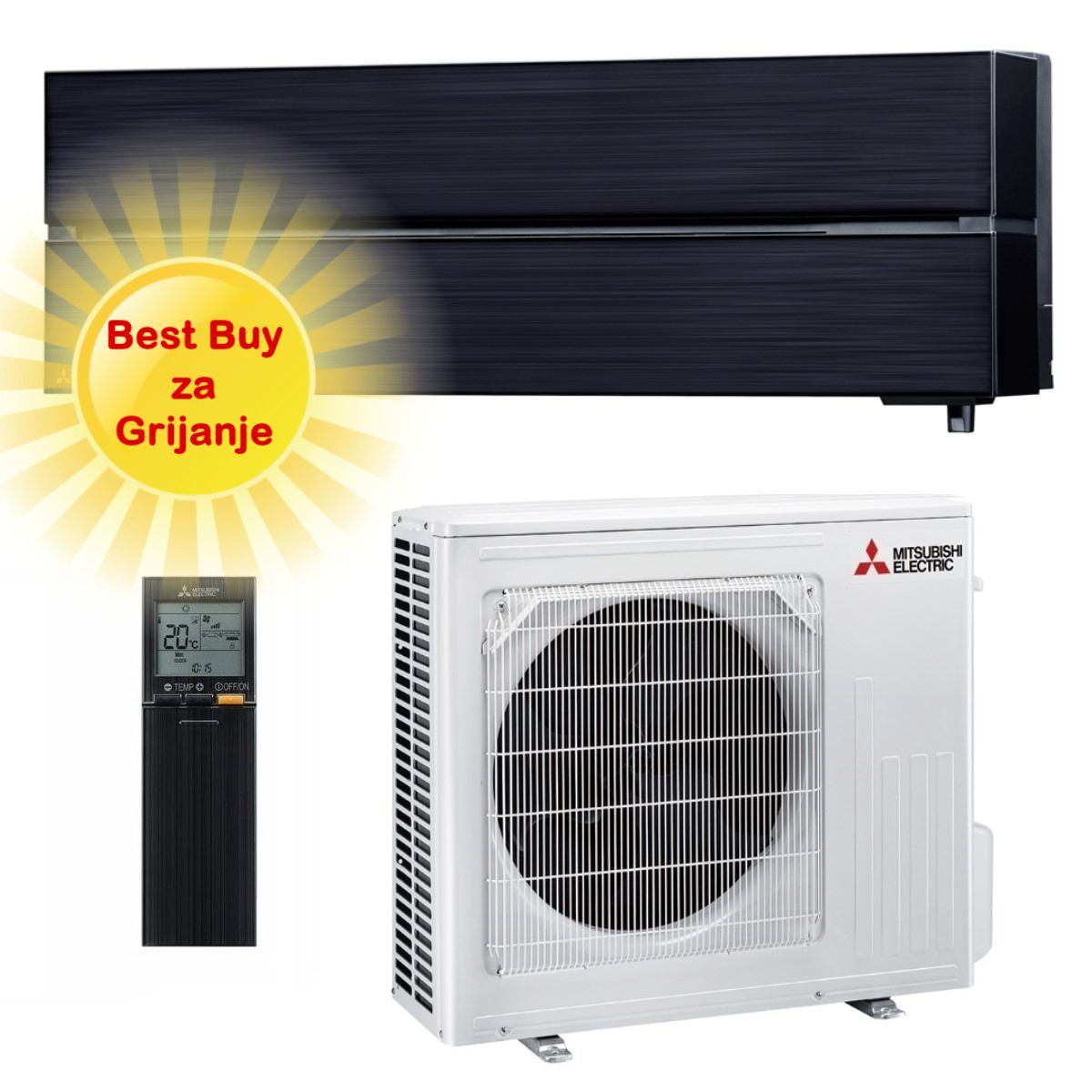 Mitsubishi Electric Klima Uređaj 5Kw Msz-Ln50Vgb/Muz-Ln50Vg R-32