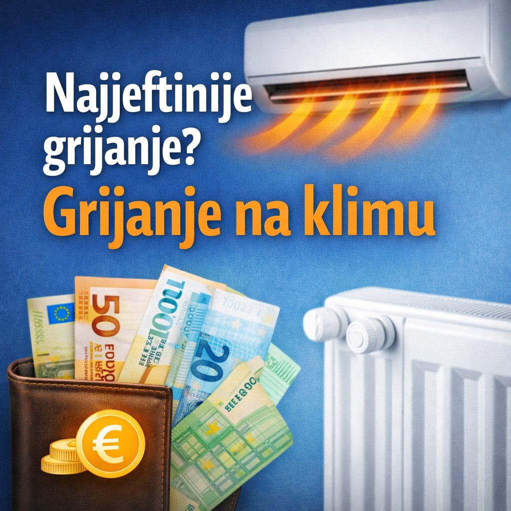 Najjeftinije grijanje - grijanje na klimu?