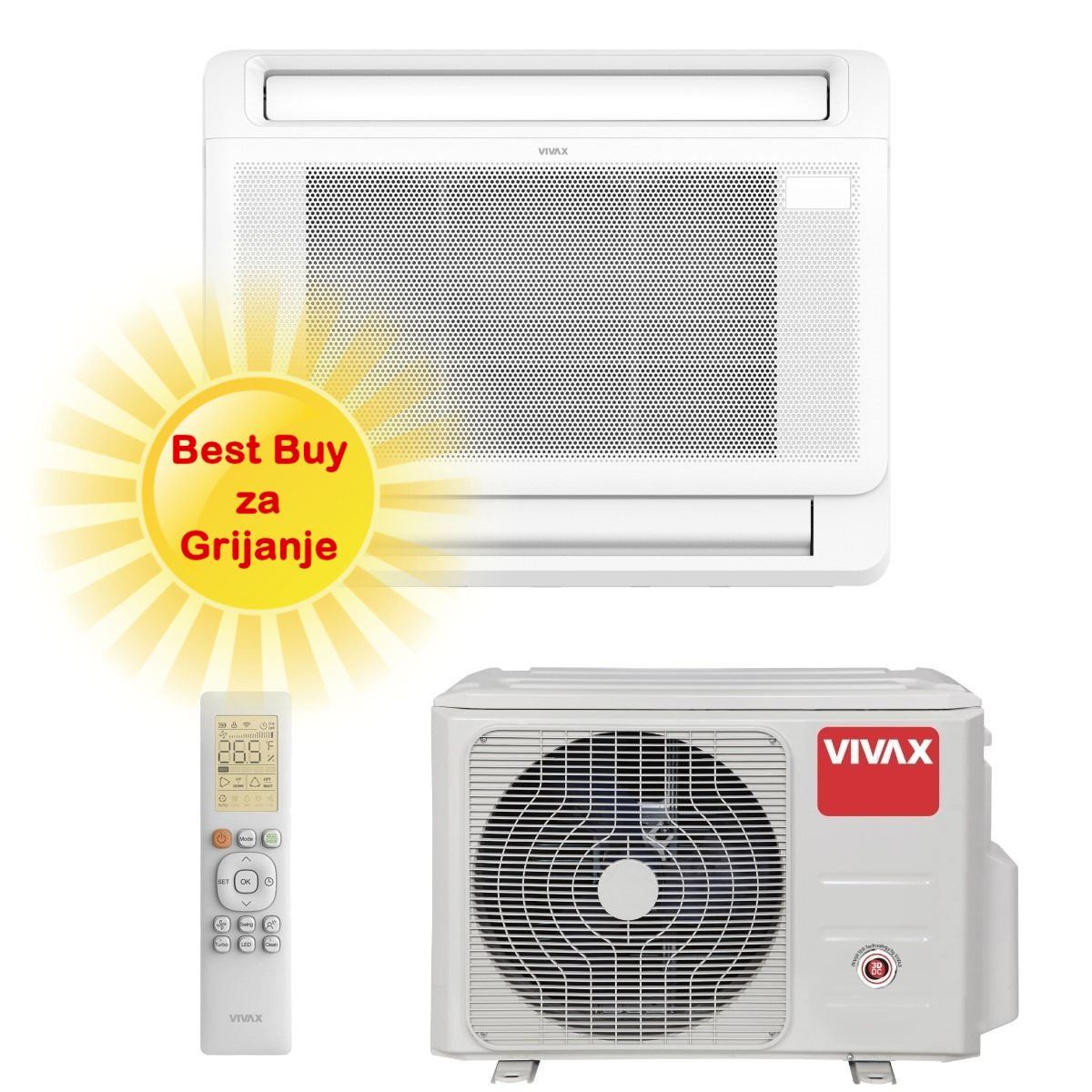 Vivax Klima Uređaj 3,52Kw Acp-12Ct35Aeri+