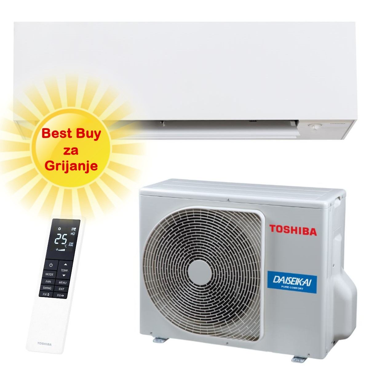 Toshiba Klima Uređaj 5Kw Ras-B18S4Kvpg-E/Ras-18S4Avpg-E