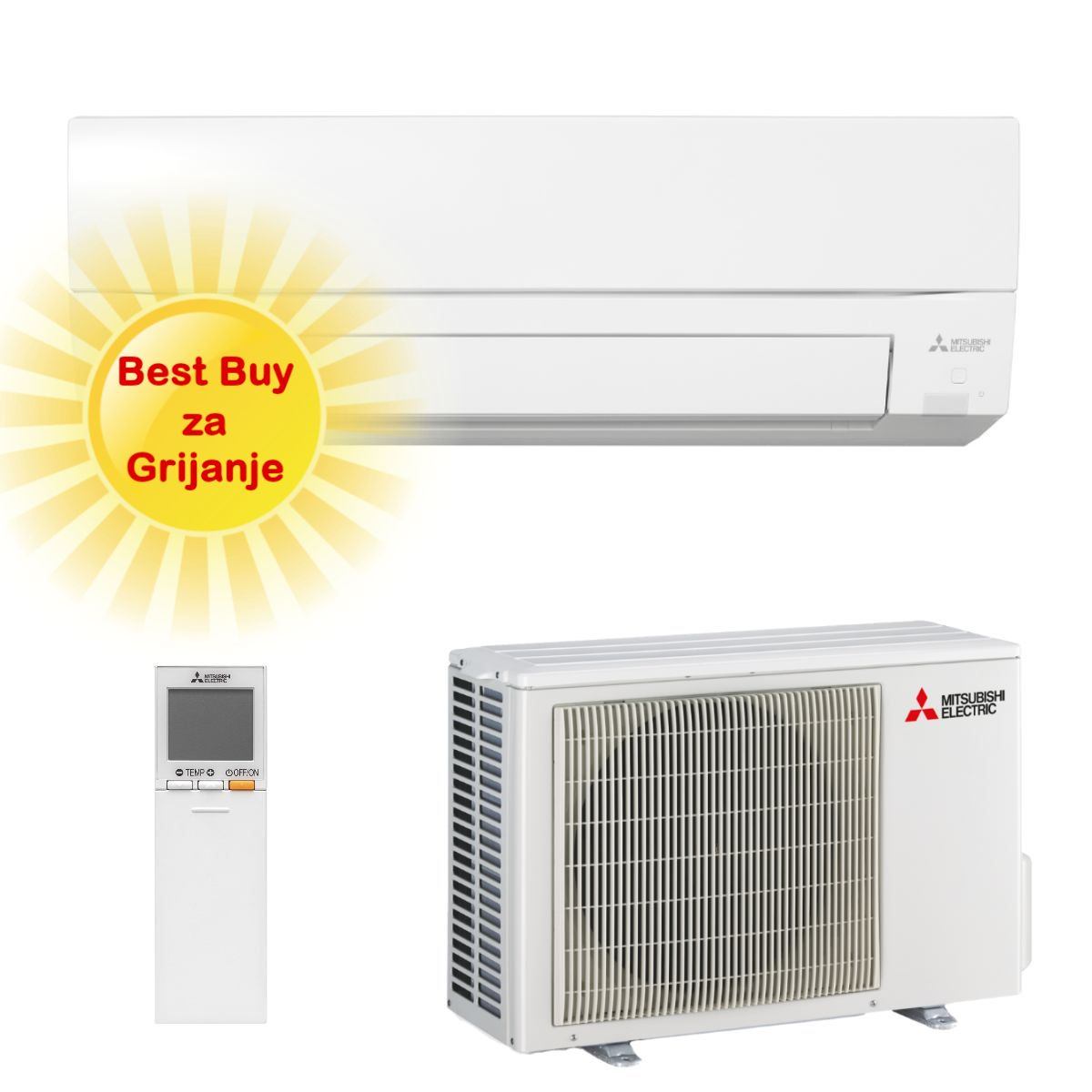 Mitsubishi Electric Klima Uređaj Msz-Ft25Vgk/Muz-Ft25Vghz