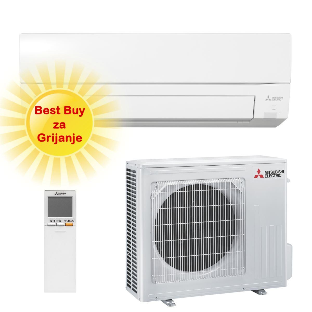 Mitsubishi Electric Klima Uređaj 5Kw Msz-Ft50Vgk/Muz-Ft50Vghz