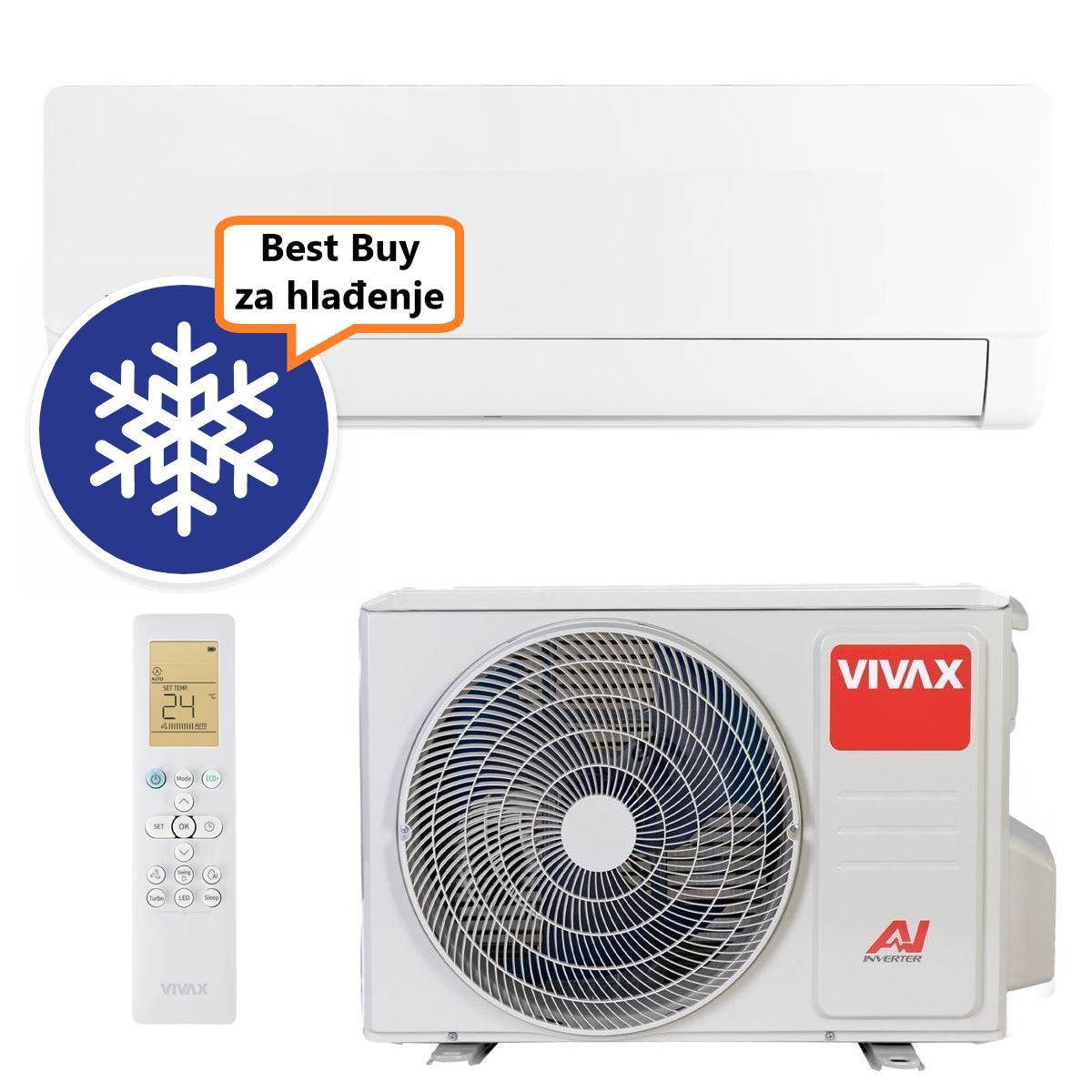 Vivax Klima Uređaj 7,03Kw Acp-24Ch70Aemi Pro R32