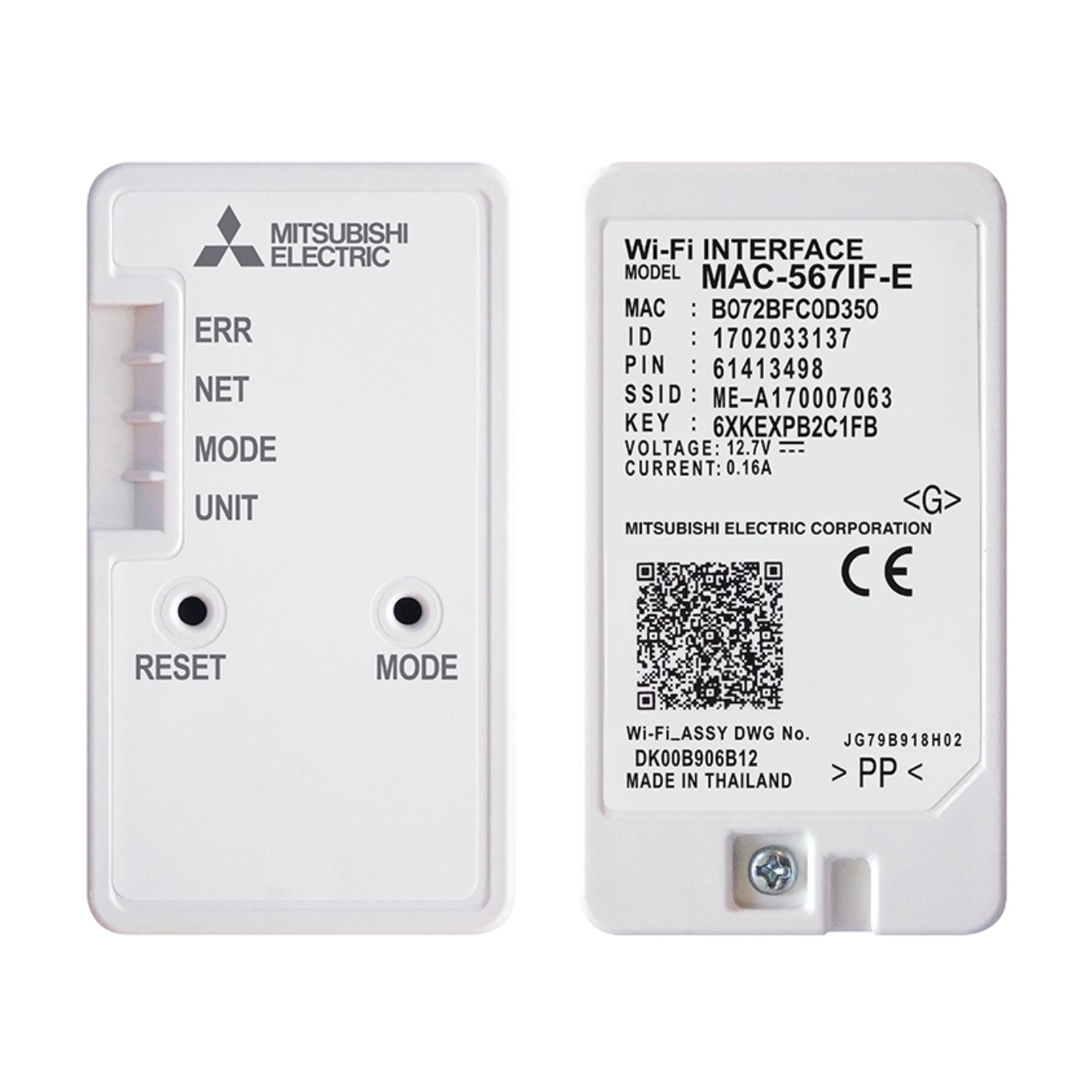 Mitsubishi electric WiFi adapter MAC567IFE