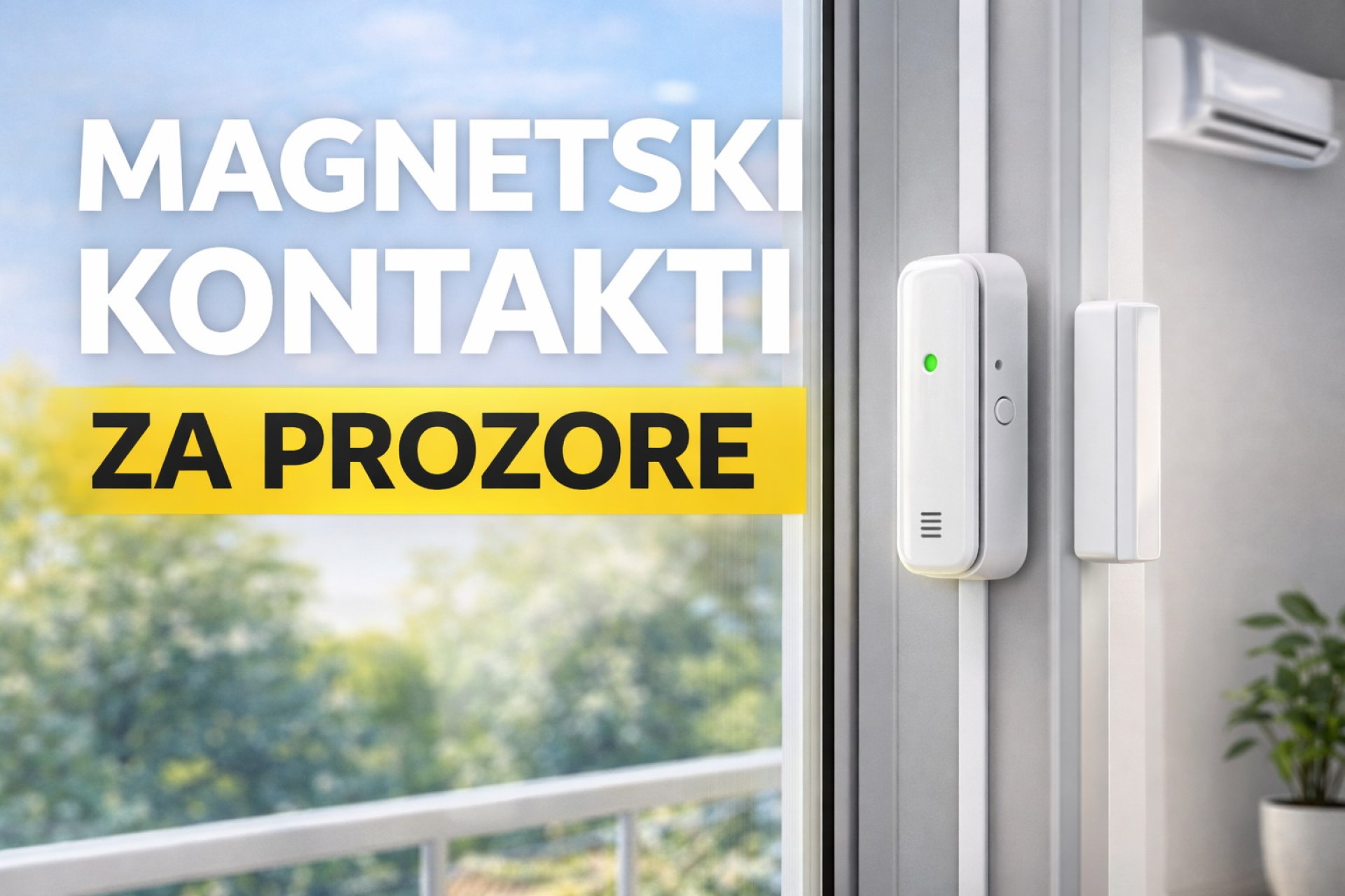 ECO-BIT BEŽIČNI MAGNETSKI KONTAKTI za prozore i vrata